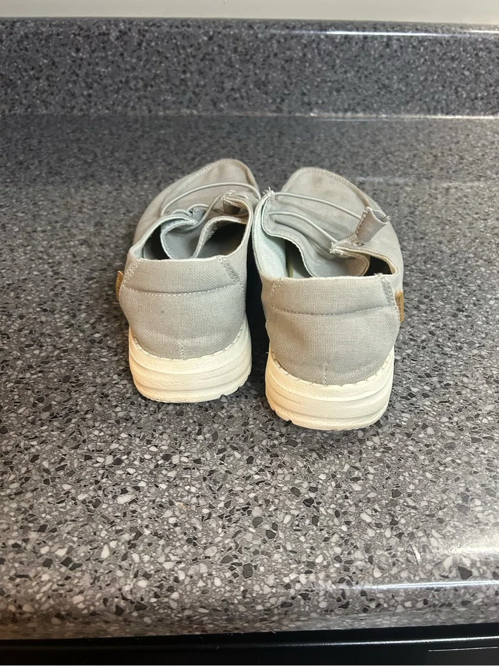 Hey Dude Women's Slip-On Canvas Loafers - Light Gray